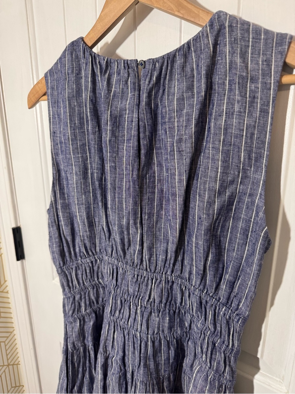 J. Crew Hyacinth dress in striped linen - Picture 8 of 12